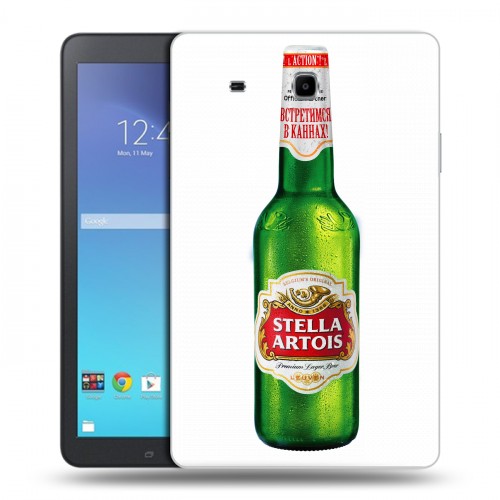 Дизайнерский силиконовый чехол для Samsung Galaxy Tab E 9.6 Stella Artois