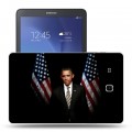 Дизайнерский силиконовый чехол для Samsung Galaxy Tab E 9.6 Барак Обама
