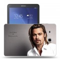 Дизайнерский силиконовый чехол для Samsung Galaxy Tab E 9.6 Бред Питт