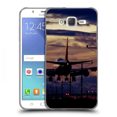 Дизайнерский пластиковый чехол для Samsung Galaxy J5 самолеты