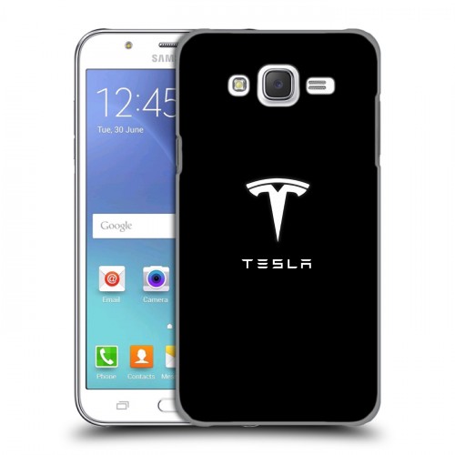 Дизайнерский пластиковый чехол для Samsung Galaxy J5 Tesla