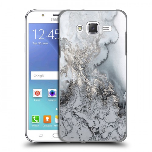 Дизайнерский пластиковый чехол для Samsung Galaxy J5 Мраморные узоры