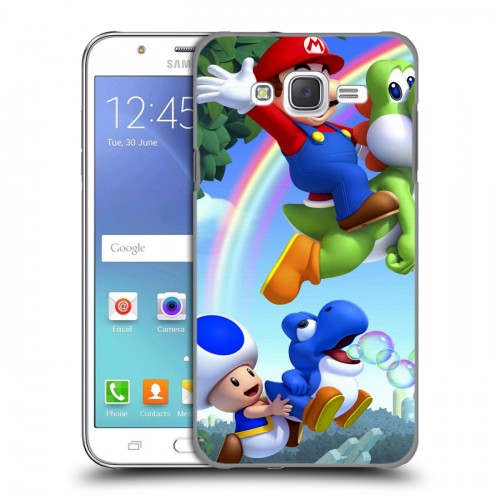 Дизайнерский пластиковый чехол для Samsung Galaxy J5 Mario