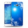 Дизайнерский пластиковый чехол для Samsung Galaxy A8 Небо