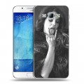 Дизайнерский пластиковый чехол для Samsung Galaxy A8 Лан Дел Рей