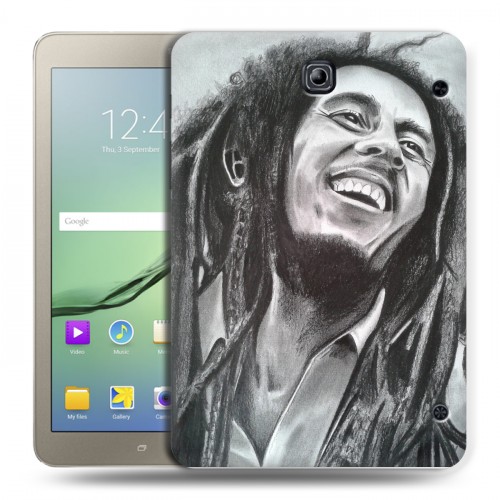 Дизайнерский силиконовый чехол для Samsung Galaxy Tab S2 8.0 Боб Марли