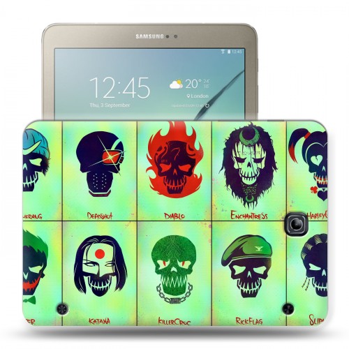 Дизайнерский силиконовый чехол для Samsung Galaxy Tab S2 8.0 Отряд самоубийц