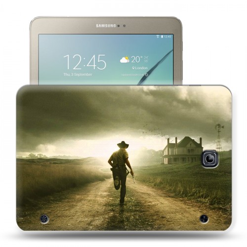 Дизайнерский силиконовый чехол для Samsung Galaxy Tab S2 8.0 Ходячие Мертвецы