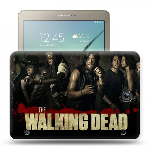 Дизайнерский силиконовый чехол для Samsung Galaxy Tab S2 8.0 Ходячие Мертвецы