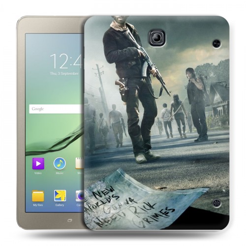 Дизайнерский силиконовый чехол для Samsung Galaxy Tab S2 8.0 ходячие мертвецы