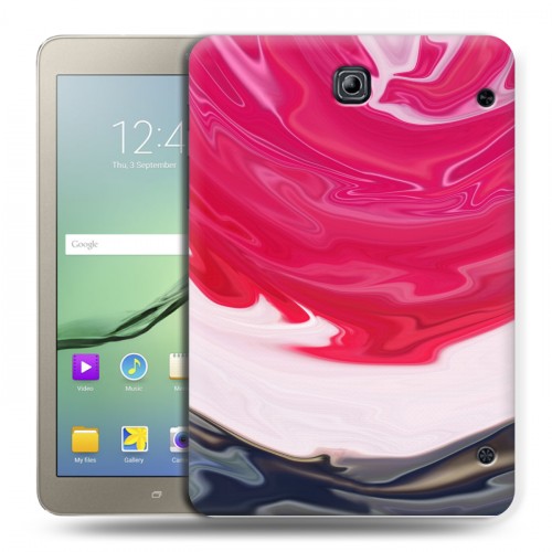 Дизайнерский силиконовый чехол для Samsung Galaxy Tab S2 8.0 Цветные агаты
