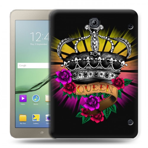 Дизайнерский силиконовый чехол для Samsung Galaxy Tab S2 8.0 Панк корона