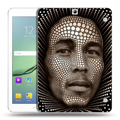 Дизайнерский силиконовый чехол для Samsung Galaxy Tab S2 9.7 Боб Марли