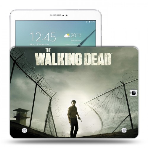 Дизайнерский силиконовый чехол для Samsung Galaxy Tab S2 9.7 Ходячие Мертвецы