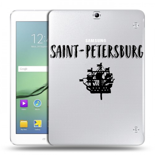 Дизайнерский силиконовый чехол для Samsung Galaxy Tab S2 9.7 Санкт-Петербург