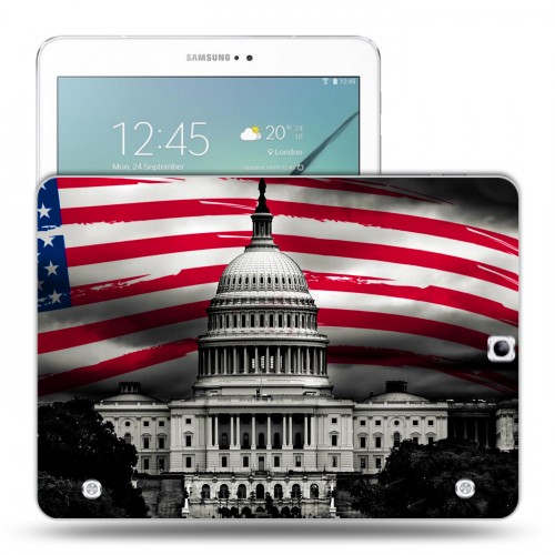 Дизайнерский силиконовый чехол для Samsung Galaxy Tab S2 9.7 флаг сша