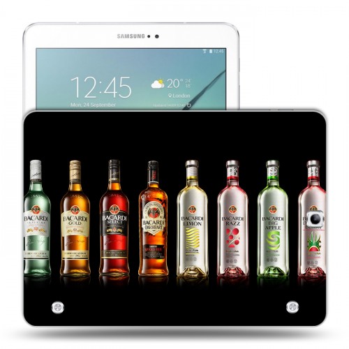 Дизайнерский силиконовый чехол для Samsung Galaxy Tab S2 9.7  Bacardi