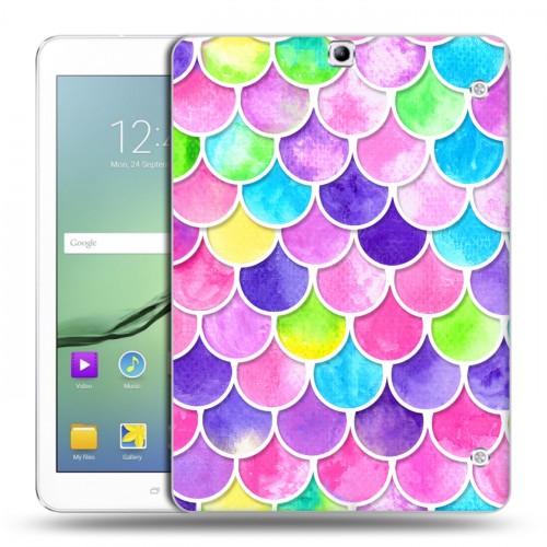 Дизайнерский силиконовый чехол для Samsung Galaxy Tab S2 9.7 Чешуя