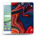 Дизайнерский силиконовый чехол для Samsung Galaxy Tab S2 9.7 Размытые краски