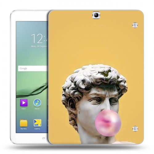 Дизайнерский силиконовый чехол для Samsung Galaxy Tab S2 9.7 Неоновая Греция