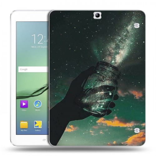 Дизайнерский силиконовый чехол для Samsung Galaxy Tab S2 9.7 Магический космос