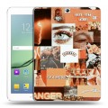 Дизайнерский силиконовый чехол для Samsung Galaxy Tab S2 9.7 Коллаж