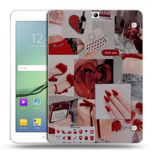 Дизайнерский силиконовый чехол для Samsung Galaxy Tab S2 9.7 Коллаж