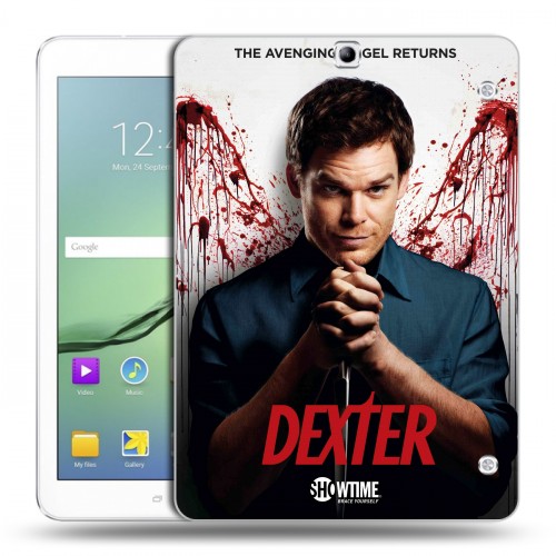 Дизайнерский силиконовый чехол для Samsung Galaxy Tab S2 9.7 Декстер