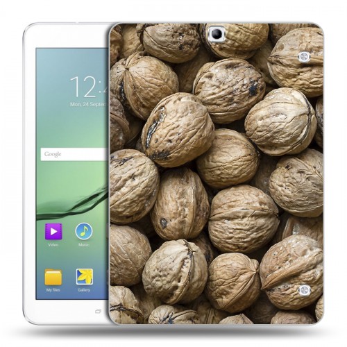 Дизайнерский силиконовый чехол для Samsung Galaxy Tab S2 9.7 Орехи