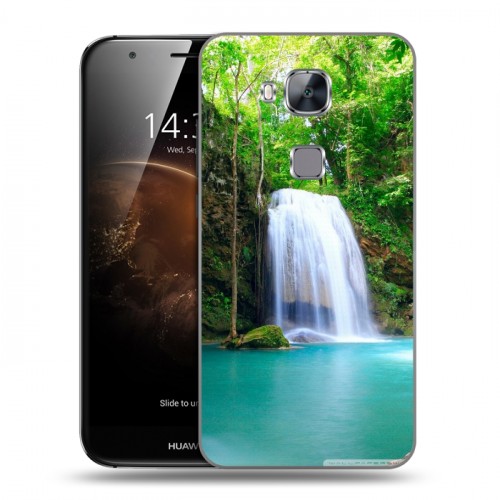 Дизайнерский пластиковый чехол для Huawei G8 Водопады
