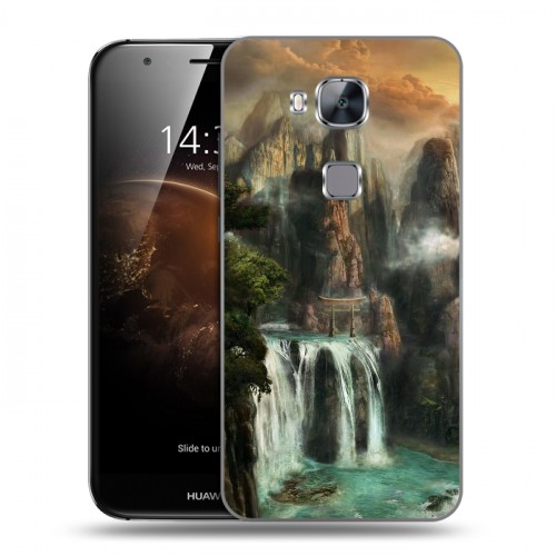 Дизайнерский пластиковый чехол для Huawei G8 водопады