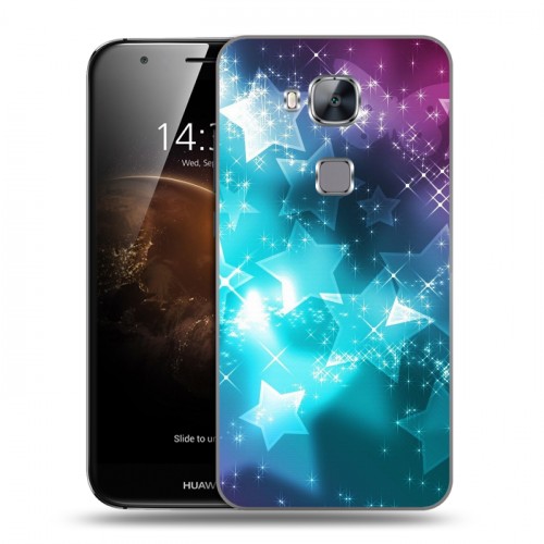 Дизайнерский силиконовый чехол для Huawei G8 Звезды