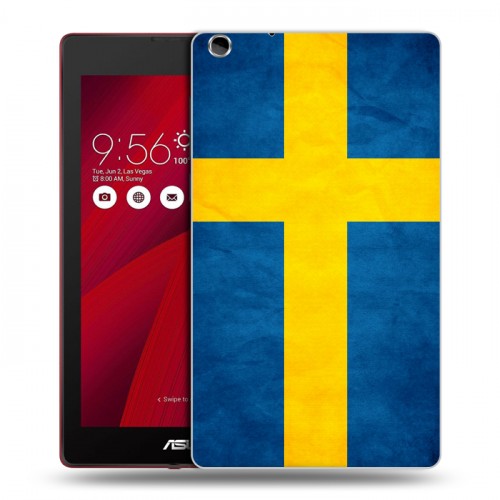 Дизайнерский силиконовый чехол для ASUS ZenPad C 7.0 Флаг Швеции