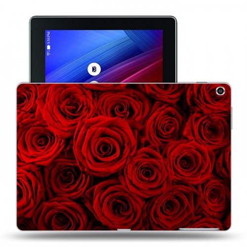 Дизайнерский силиконовый чехол для ASUS ZenPad 10 Розы
