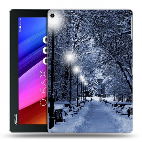 Дизайнерский силиконовый чехол для ASUS ZenPad 10 зима