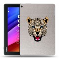 Дизайнерский силиконовый чехол для ASUS ZenPad 10 Прозрачные леопарды