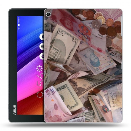 Дизайнерский силиконовый чехол для ASUS ZenPad 10 Текстуры денег