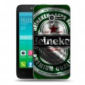 Дизайнерский пластиковый чехол для Alcatel One Touch Pop D3 Heineken