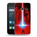 Дизайнерский пластиковый чехол для Alcatel One Touch Pixi 3 (4.5) Star Wars : The Last Jedi