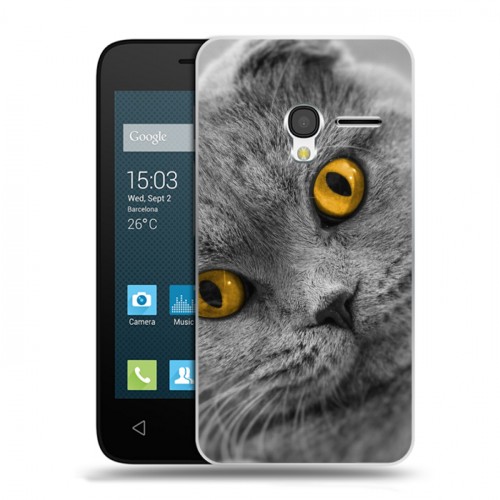 Дизайнерский пластиковый чехол для Alcatel One Touch Pixi 3 (4.5) Кошки