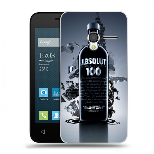 Дизайнерский пластиковый чехол для Alcatel One Touch Pixi 3 (4.5) Absolut