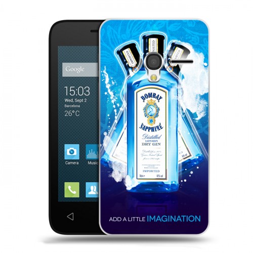 Дизайнерский пластиковый чехол для Alcatel One Touch Pixi 3 (4.5) Bombay Sapphire