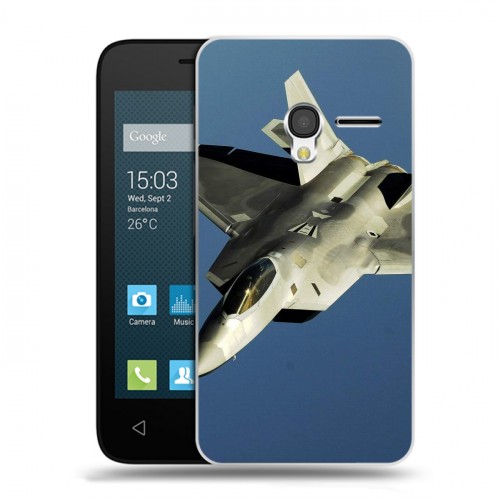 Дизайнерский пластиковый чехол для Alcatel One Touch Pixi 3 (4.5) Самолеты