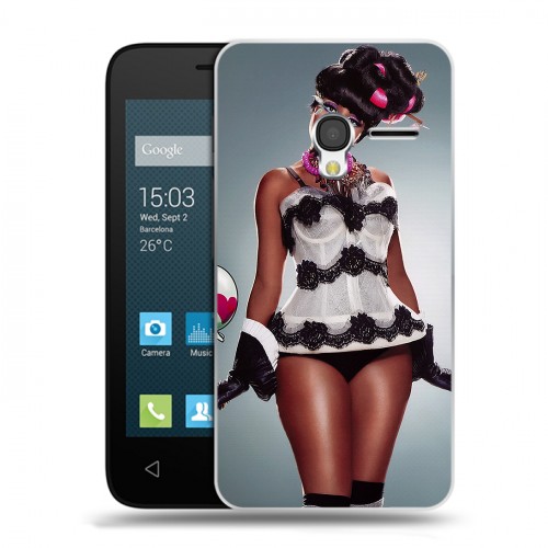 Дизайнерский пластиковый чехол для Alcatel One Touch Pixi 3 (4.5) Ники Минаж