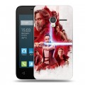 Дизайнерский пластиковый чехол для Alcatel One Touch Pixi 3 (4.0) Star Wars : The Last Jedi