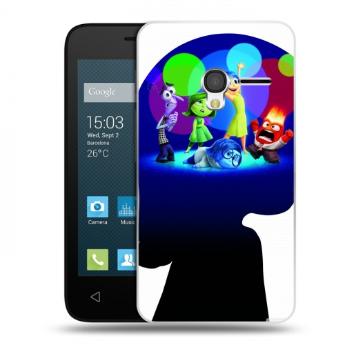 Дизайнерский пластиковый чехол для Alcatel One Touch Pixi 3 (4.0) Головоломка