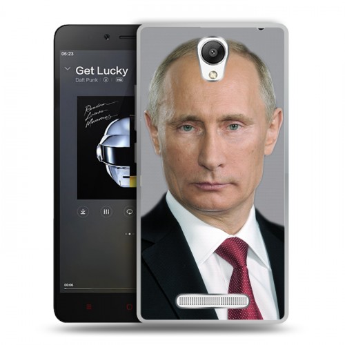 Дизайнерский силиконовый чехол для Xiaomi RedMi Note 2 В.В.Путин