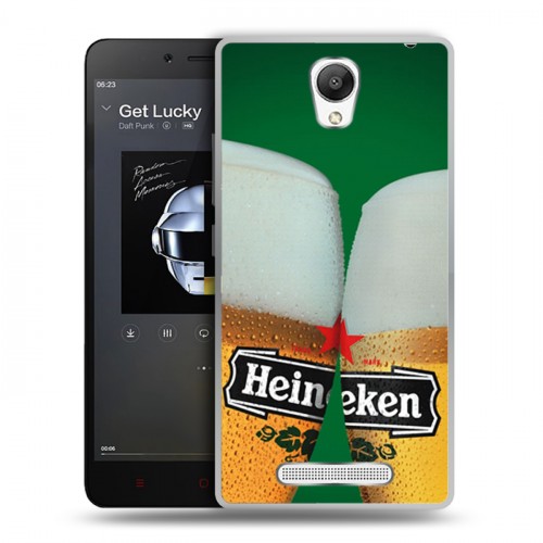 Дизайнерский пластиковый чехол для Xiaomi RedMi Note 2 Heineken