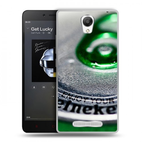 Дизайнерский пластиковый чехол для Xiaomi RedMi Note 2 Heineken