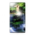 Дизайнерский пластиковый чехол для Huawei Mate 8 Водопады
